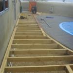 framing for pool decking