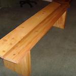 Macrocarpa bench