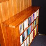 Recycled timber bookcase