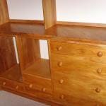 alteration to rimu unit and bookcase