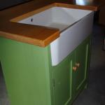 hand painted sink unit