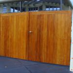 Cedar gates