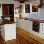 recycled rimu worktops and placemaker units