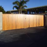 Taupo joinery made Cedar gates